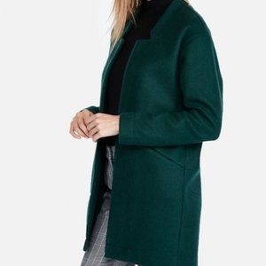 Express Women’s Oversized Tailored Knit Blazer Green Small